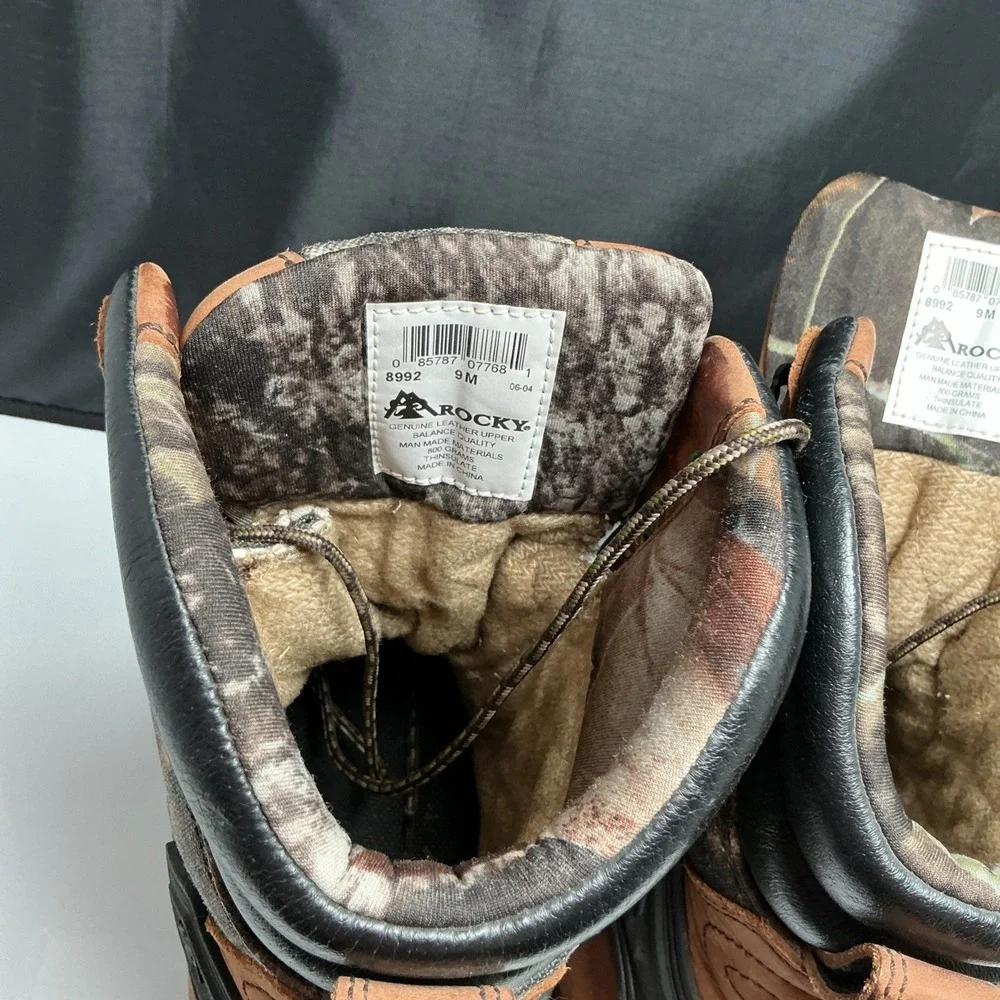 Rocky Rampage 800‎ Gram Thinsulate Vibram Size 9 Men's Boots 8992